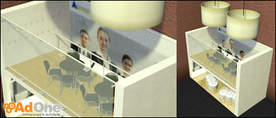 Dise�o de stands en Bogot� segundo piso